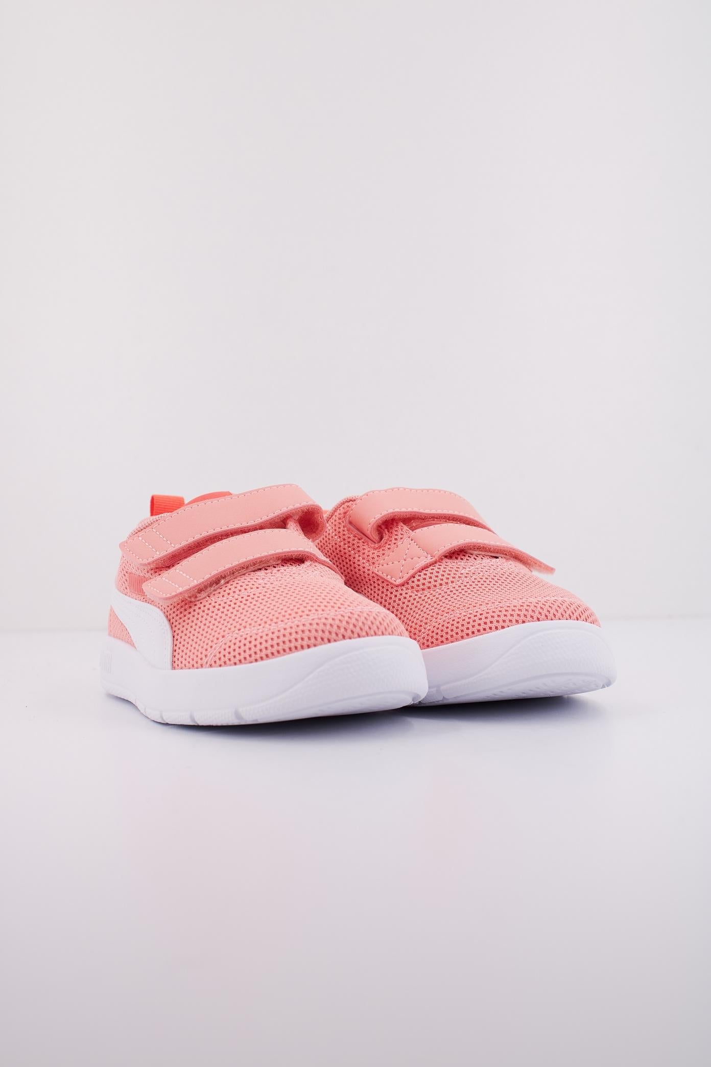 PUMA COURTFLEX V MESH PS en color NARANJA  (2)