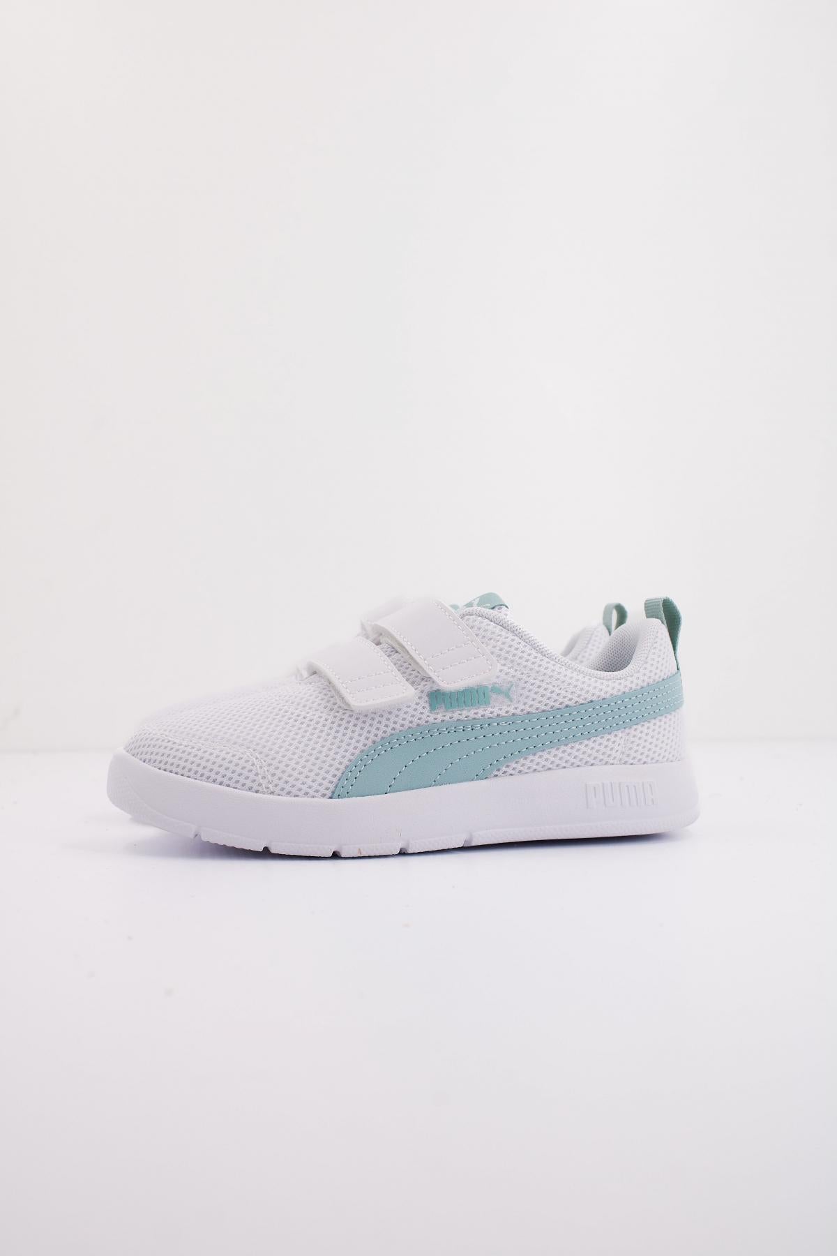 PUMA COURTFLEX V MESH PS en color BLANCO  (1)