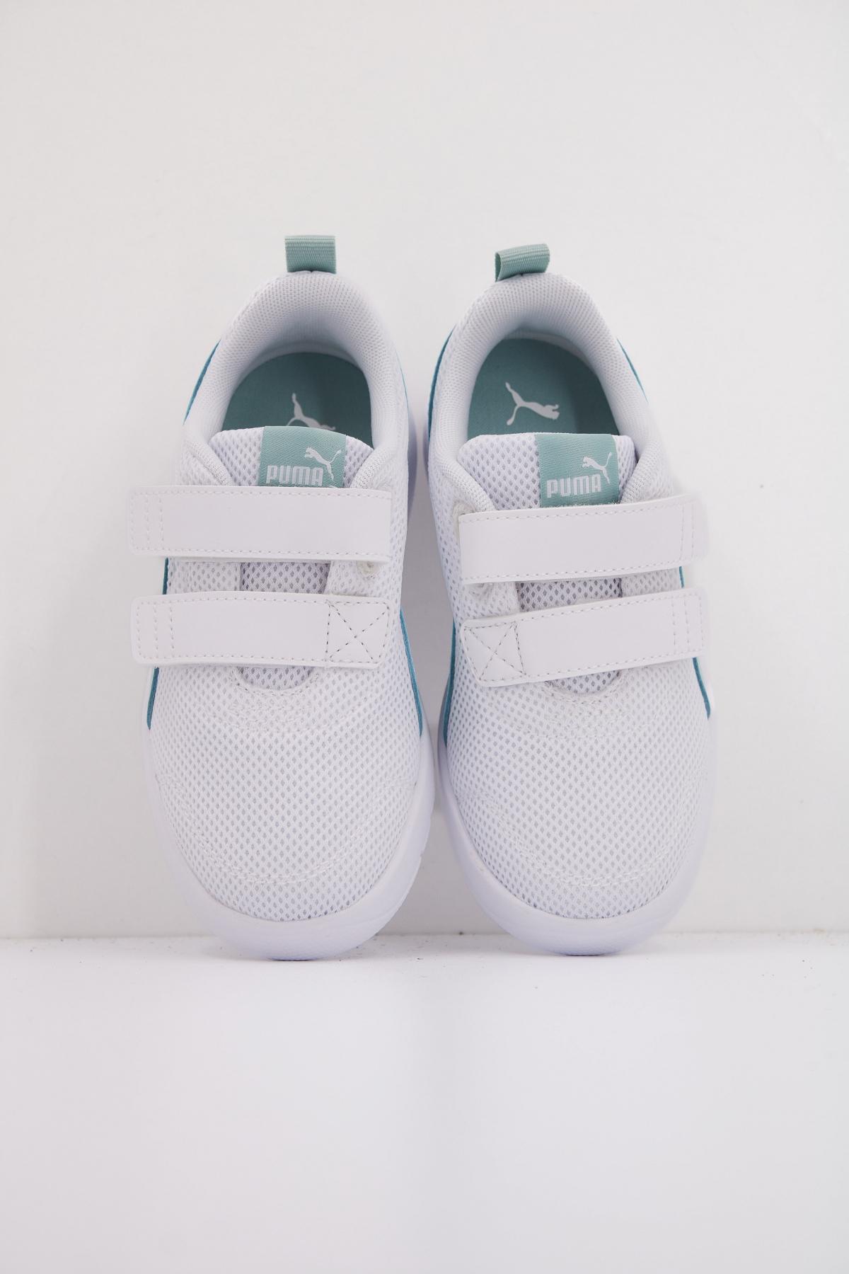 PUMA COURTFLEX V MESH PS en color BLANCO  (3)