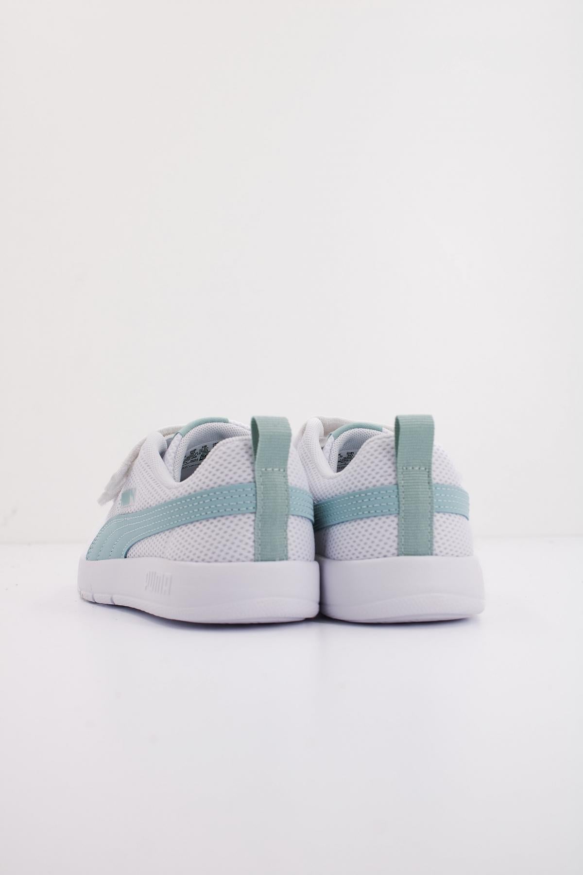 PUMA COURTFLEX V MESH PS en color BLANCO  (4)
