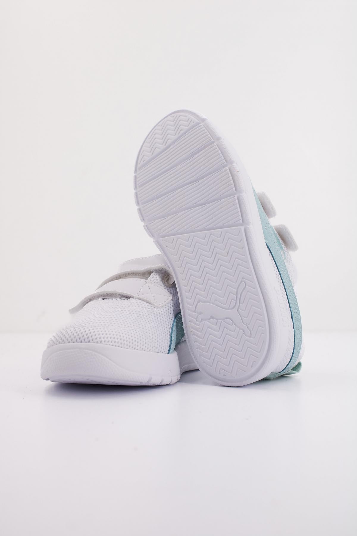 PUMA COURTFLEX V MESH PS en color BLANCO  (5)
