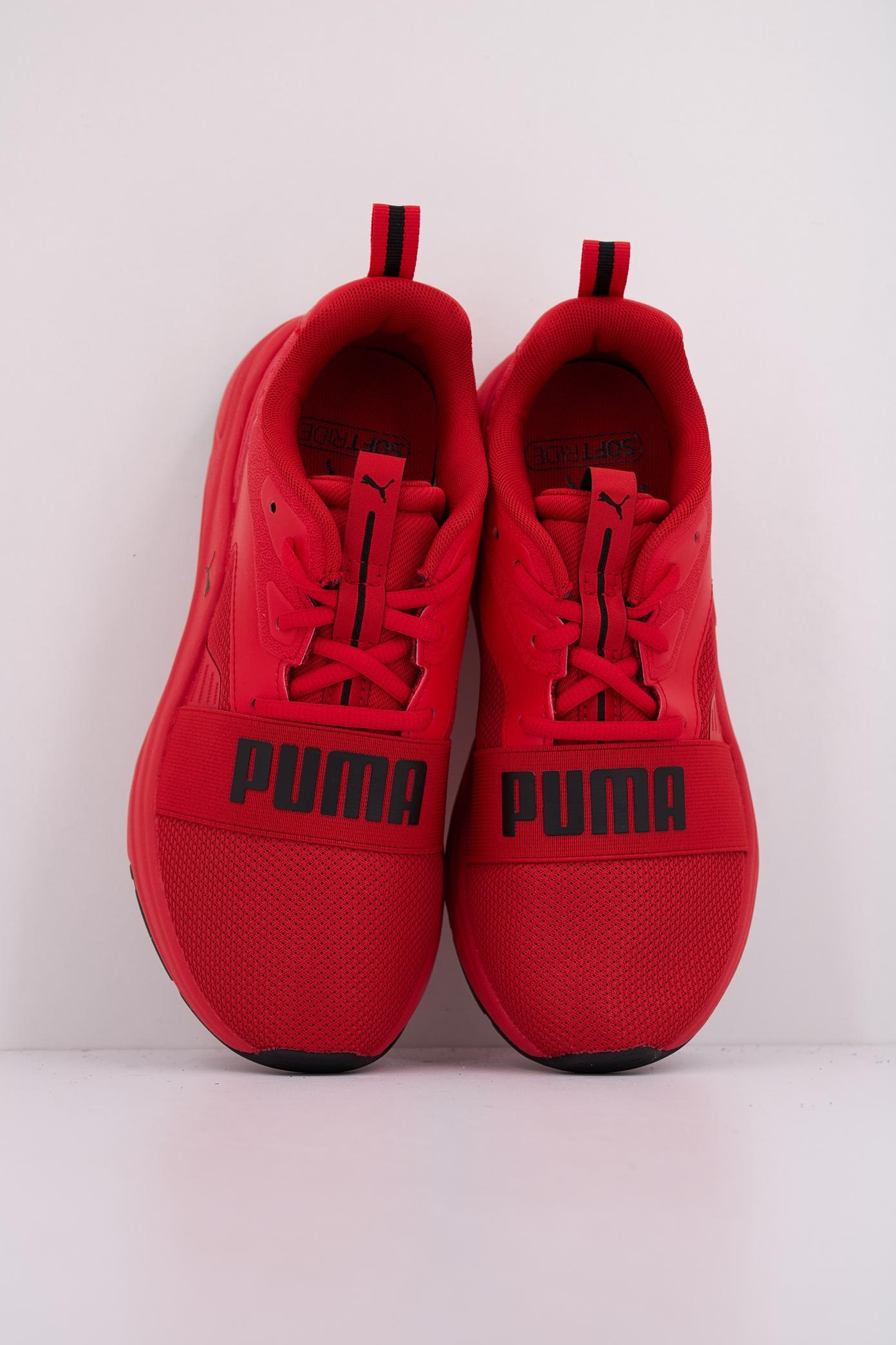 PUMA SOFTRIDE WIRED  JR en color ROJO  (3)