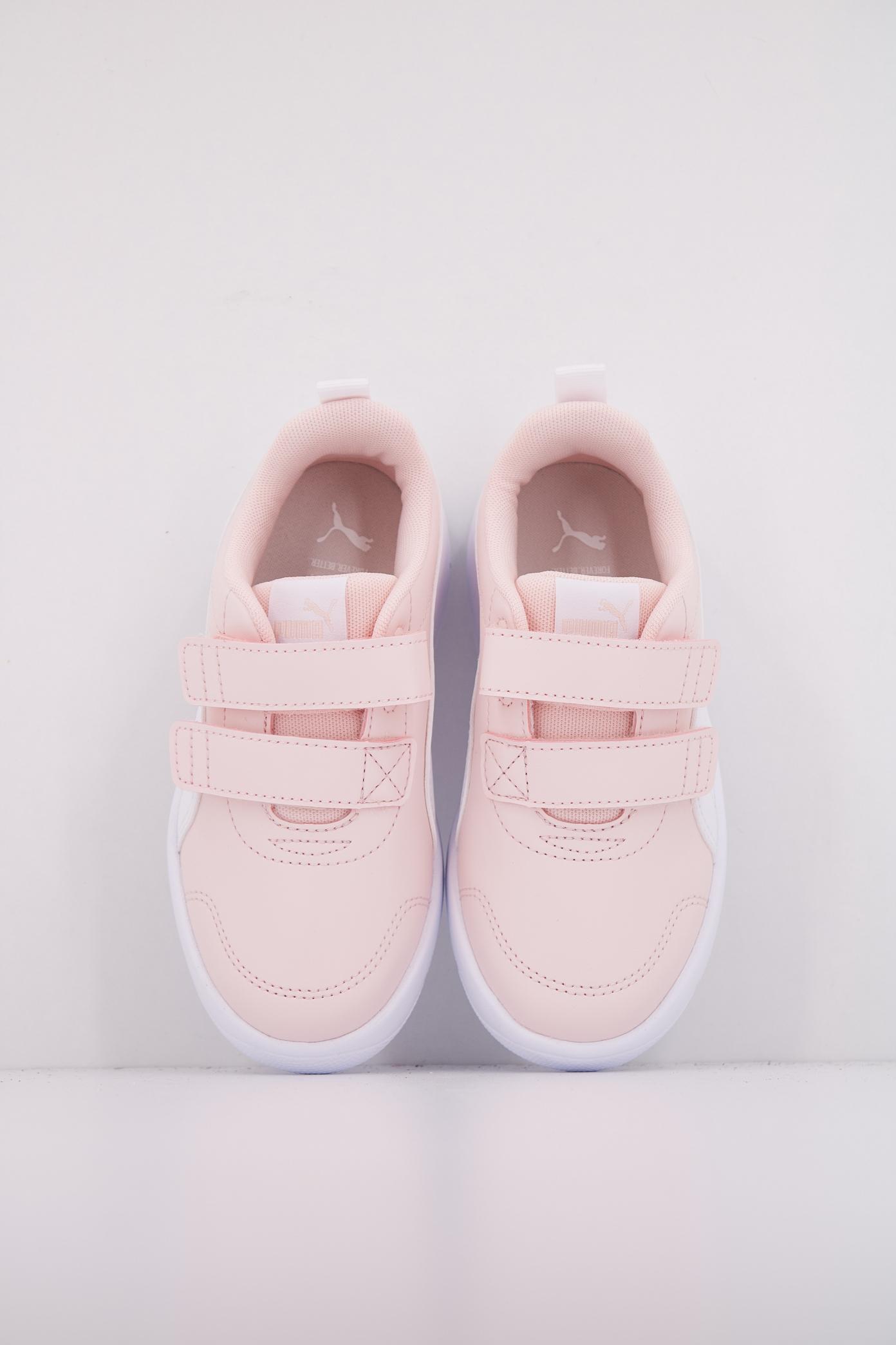 PUMA COURTFLEX V V PS en color ROSA  (3)
