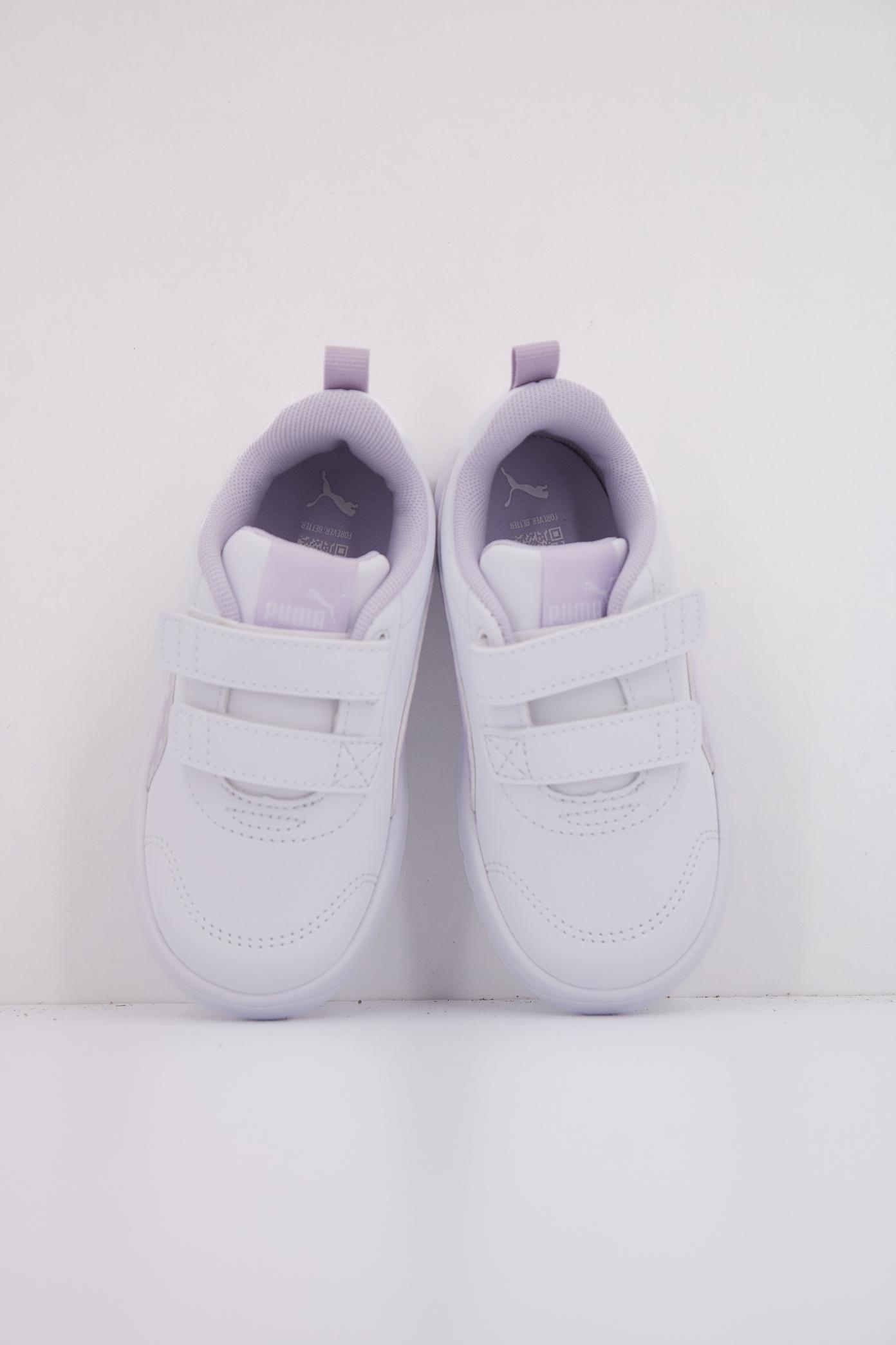 PUMA COURTFLEX V DOTTY V INF en color BLANCO  (3)