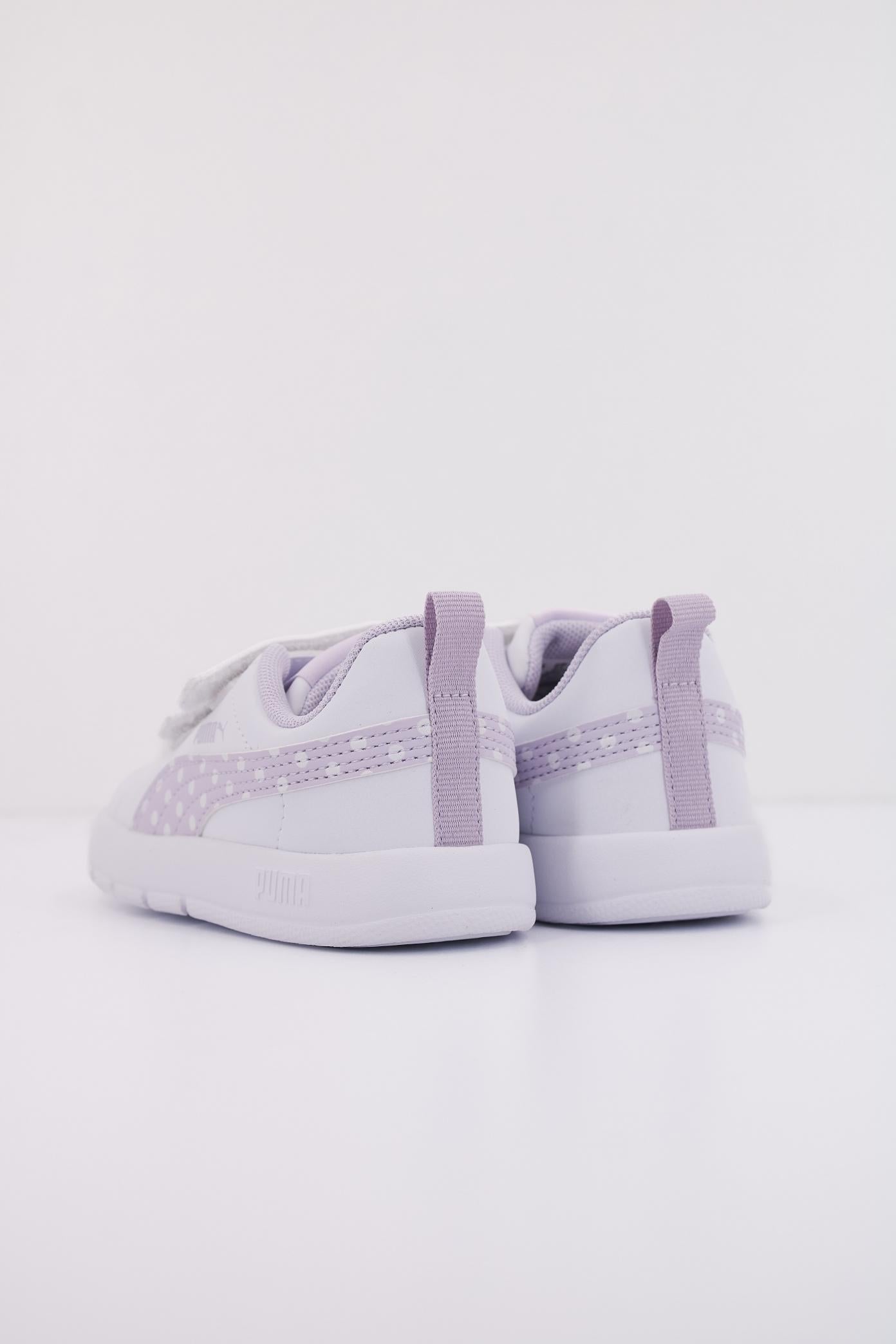 PUMA COURTFLEX V DOTTY V INF en color BLANCO  (4)