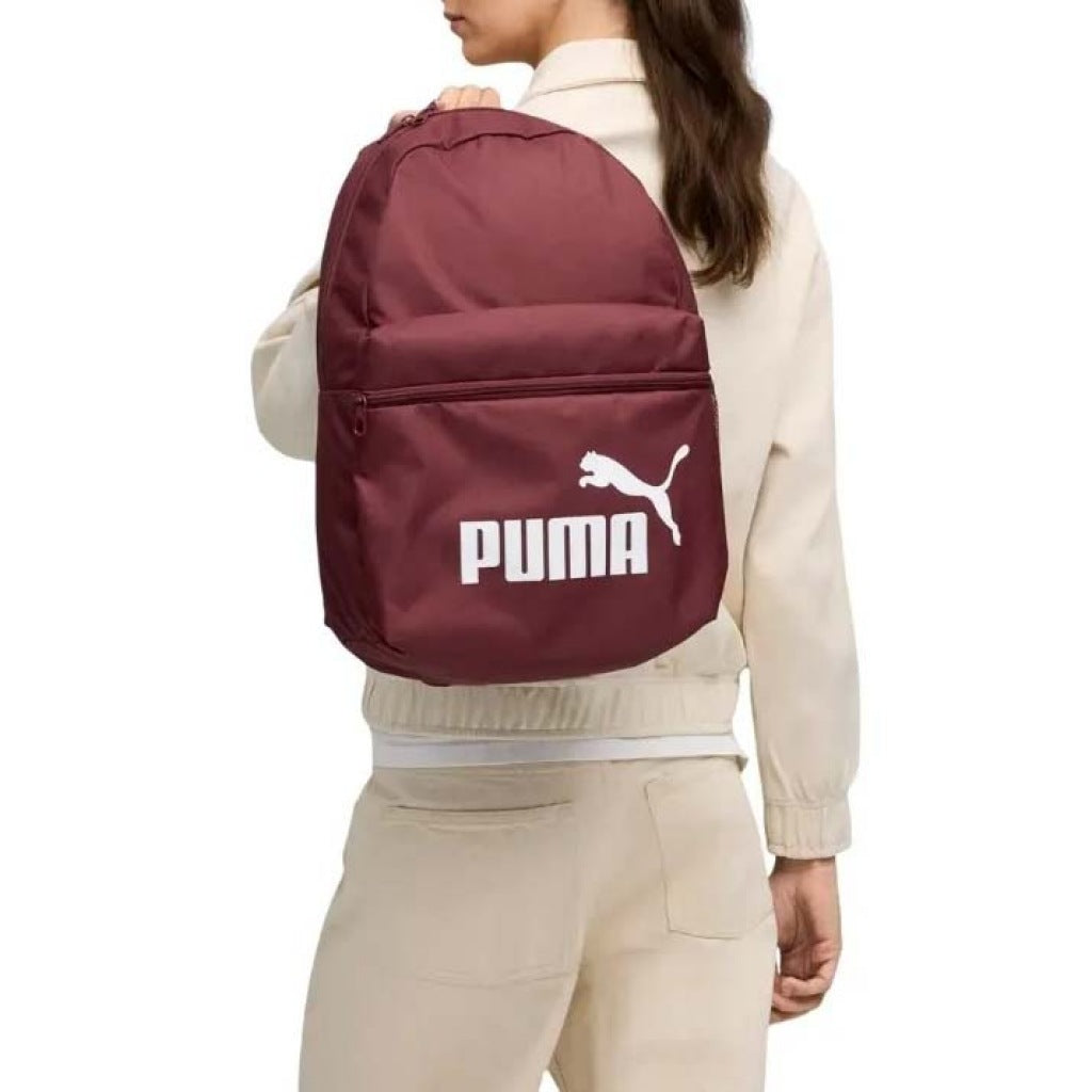 PUMA PHASE BACKPACK en color BURDEOS  (6)