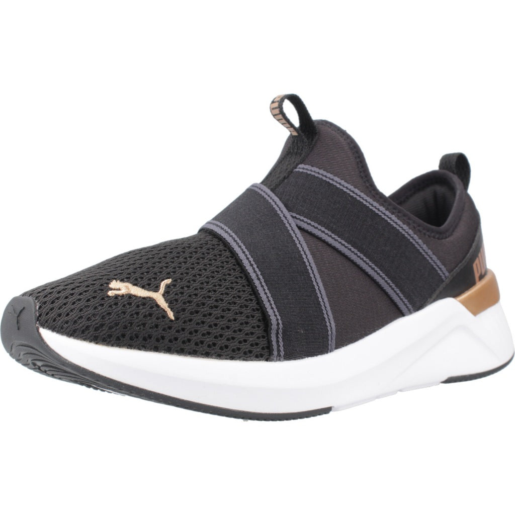 PUMA  SOFTRIDE HARLI SLIP ON WNS  en color NEGRO  (1)