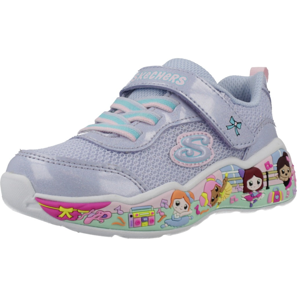 SKECHERS PLAY SCENE FUN SQUAD en color AZUL  (1)