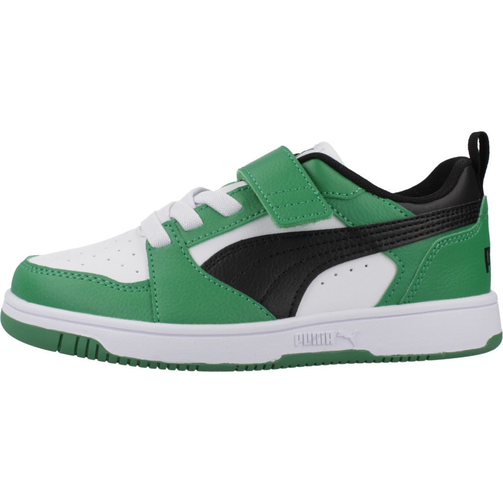 PUMA REBOUND V LO en color VERDE  (2)