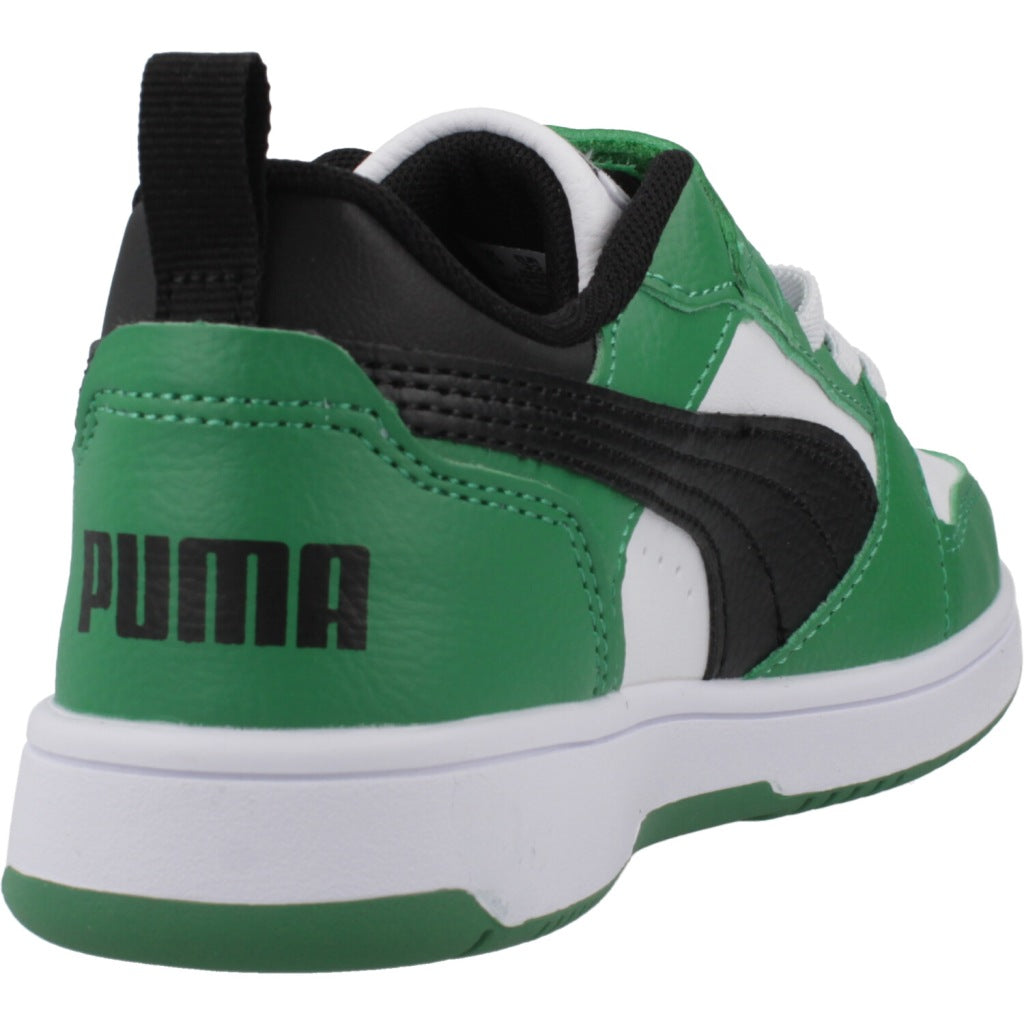 PUMA REBOUND V LO en color VERDE  (3)