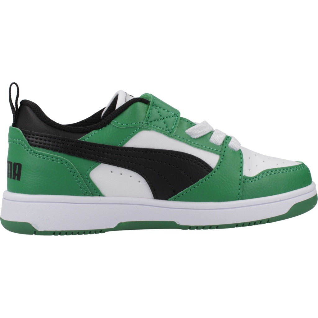 PUMA REBOUND V LO en color VERDE  (4)
