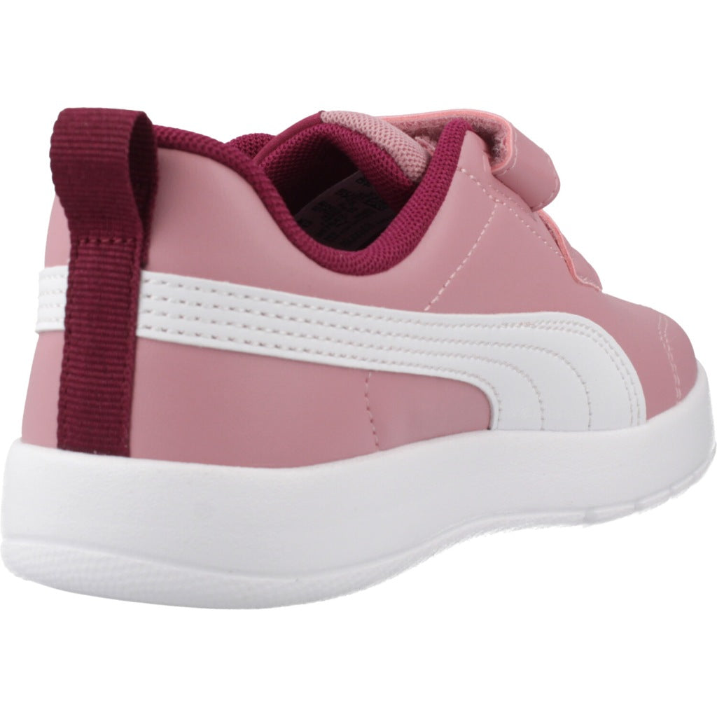 PUMA COURTFLEX V V PS  en color ROSA  (3)