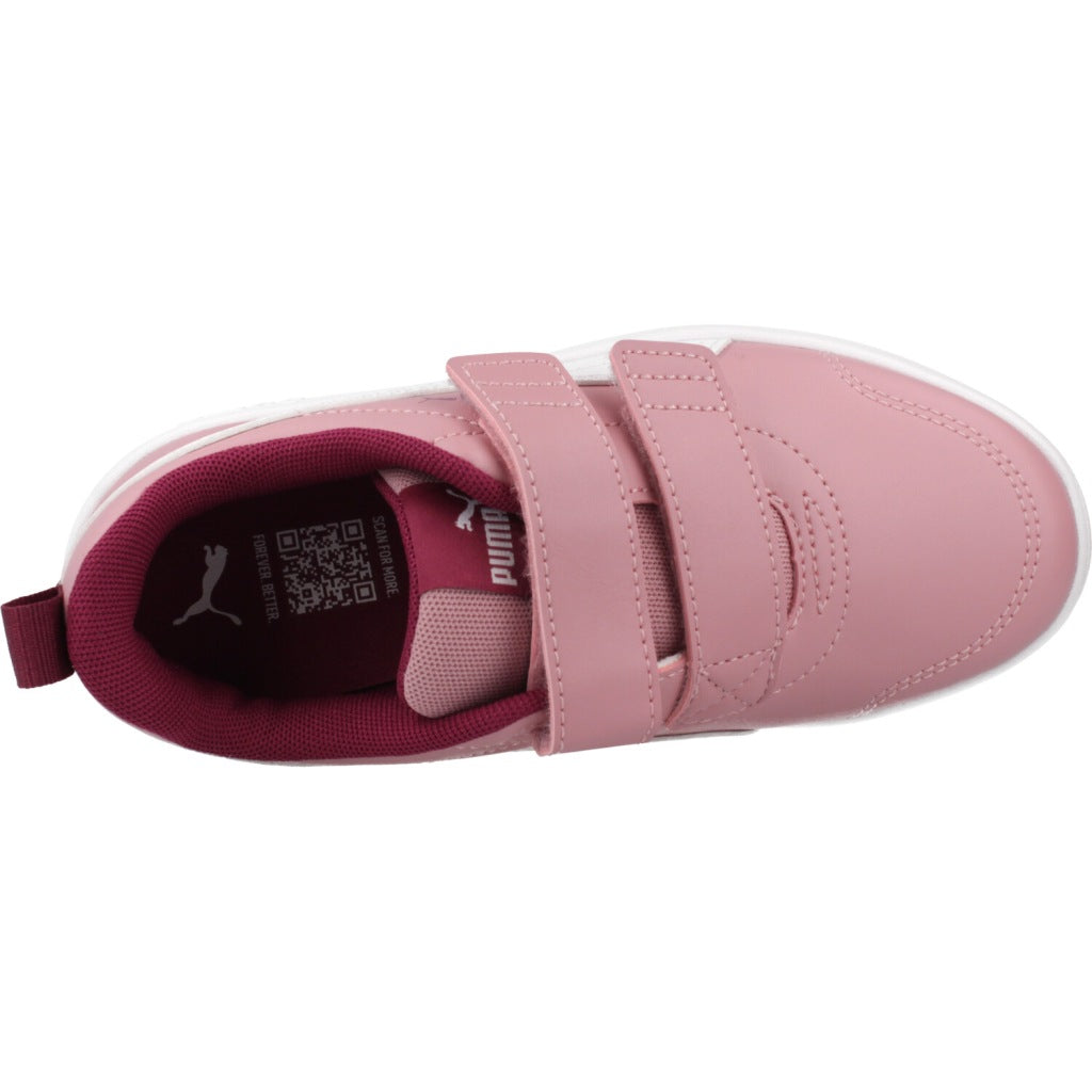 PUMA COURTFLEX V V PS  en color ROSA  (6)