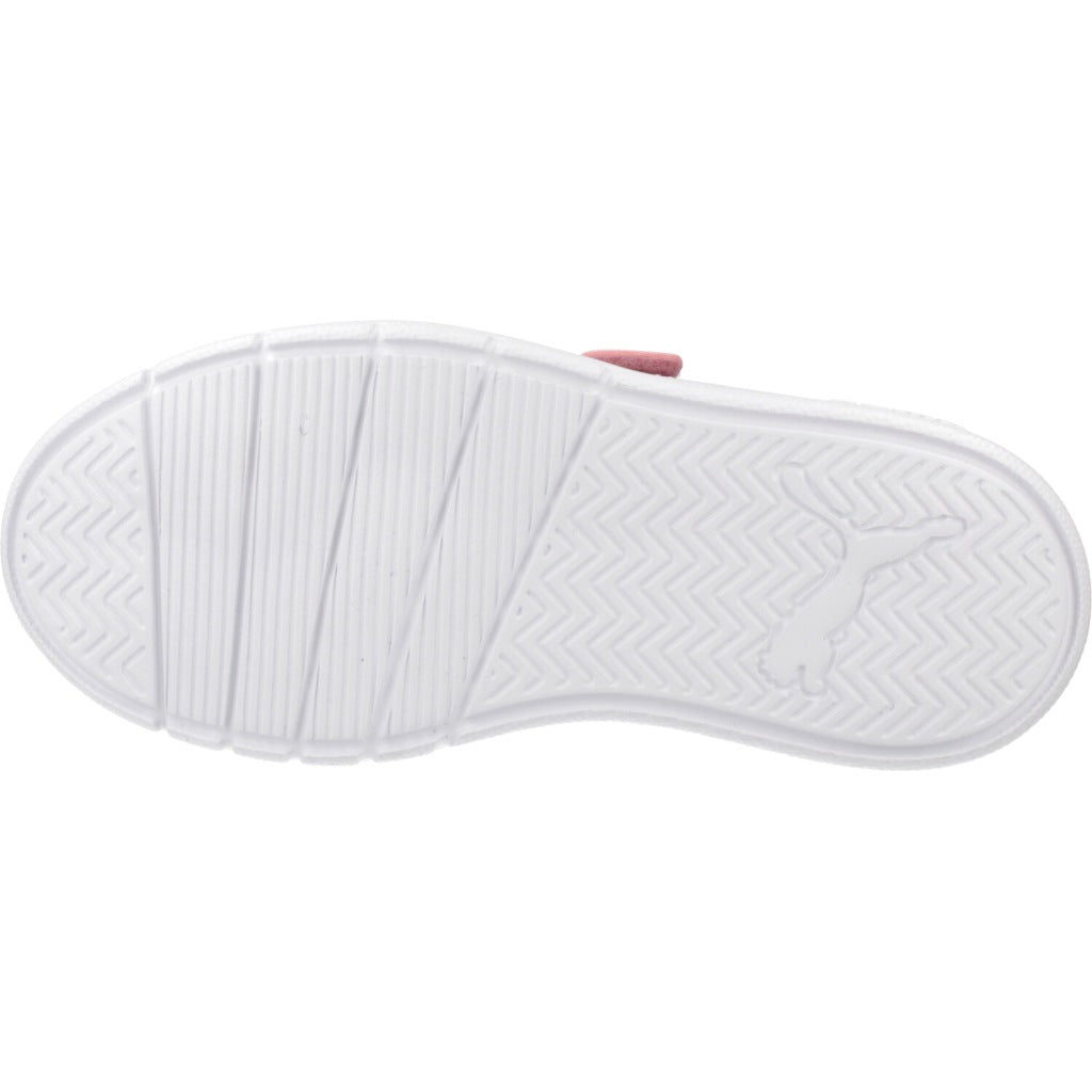 PUMA COURTFLEX V V PS  en color ROSA  (7)