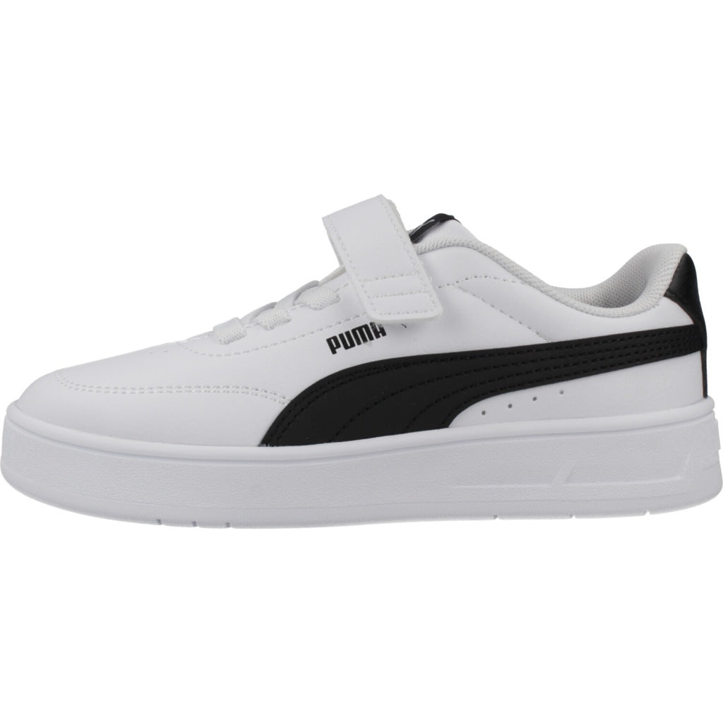 PUMA COURT CLASSIC CLEAN en color BLANCO  (2)