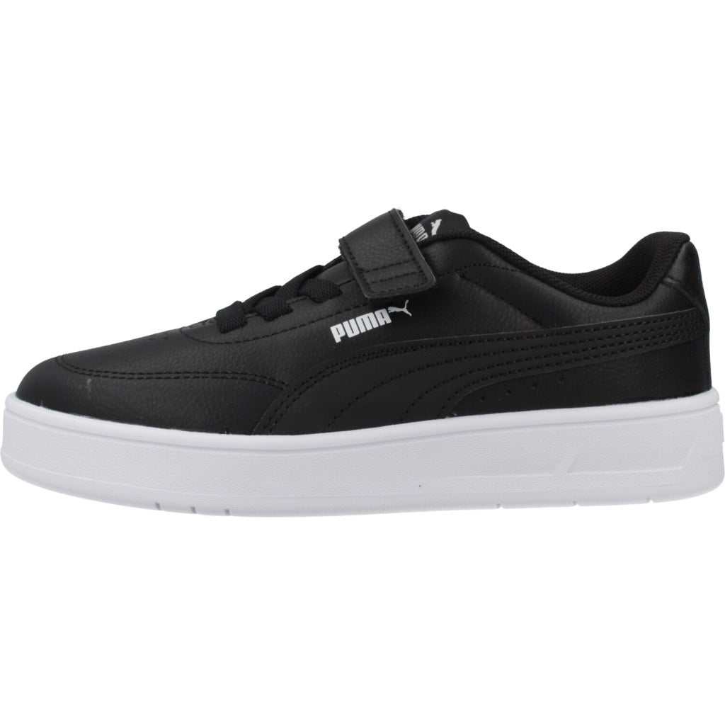 PUMA COURT CLASSIC CLEAN en color NEGRO  (2)