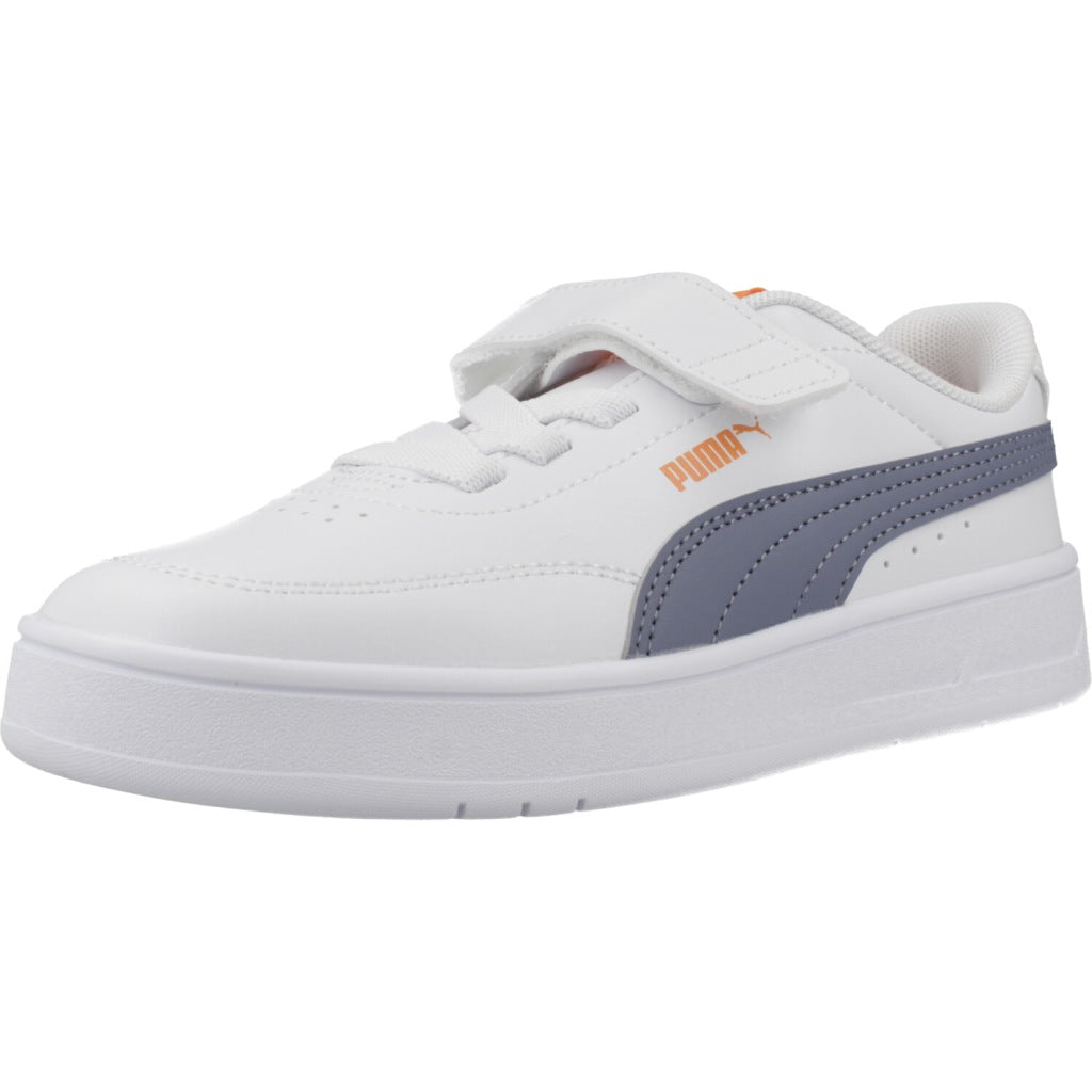 PUMA COURT CLASSIC CLEAN en color BLANCO  (1)