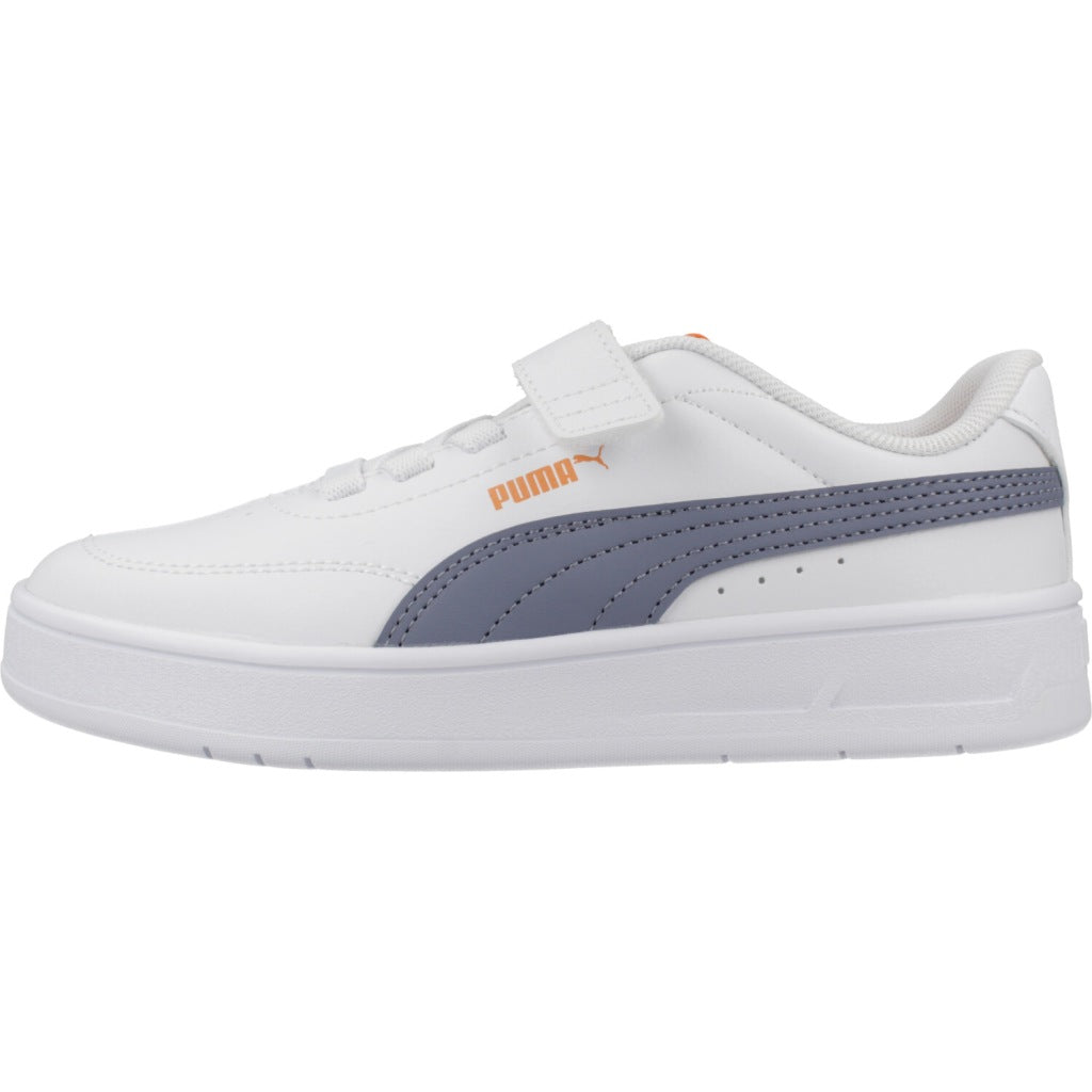 PUMA COURT CLASSIC CLEAN en color BLANCO  (2)