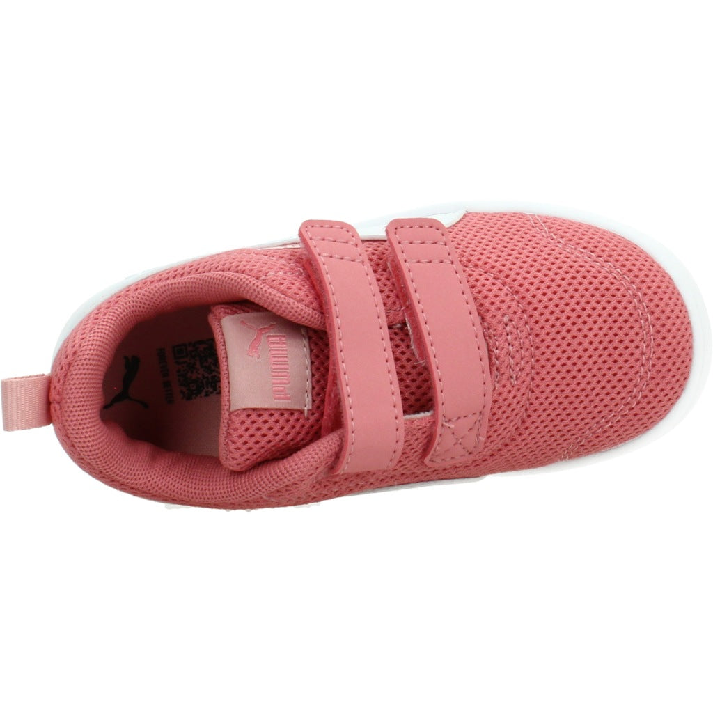 PUMA COURTFLEX V MESH en color ROSA  (7)