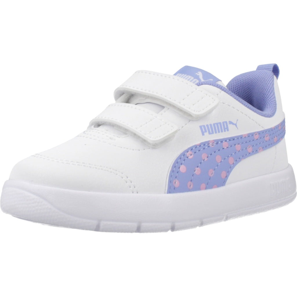 PUMA COURTFLEX V DOTTY V en color BLANCO  (1)