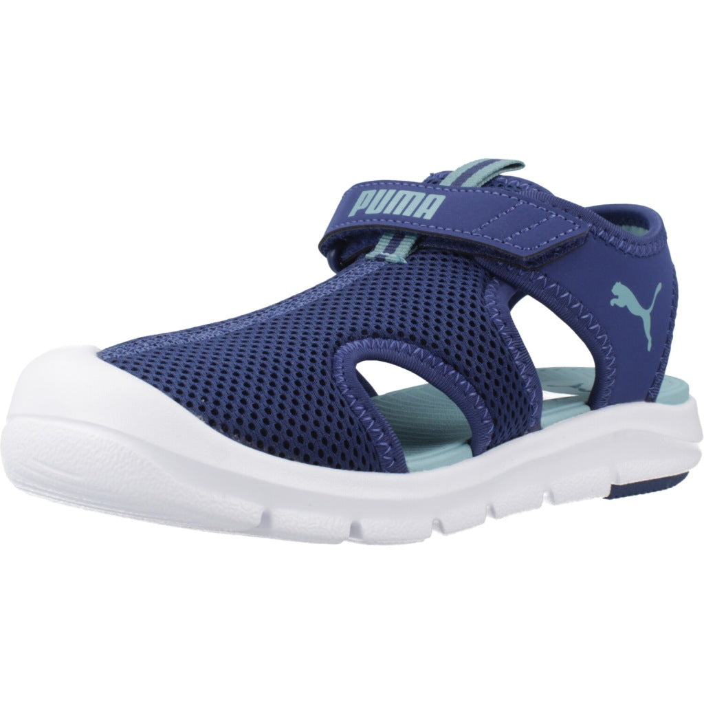 PUMA FUN RACER SANDAL MESH en color AZUL  (1)