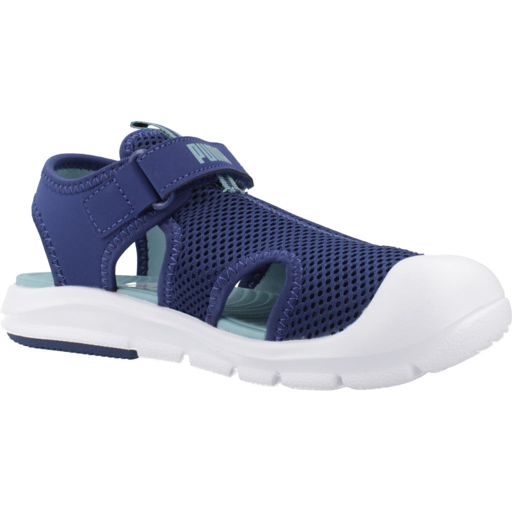 PUMA FUN RACER SANDAL MESH en color AZUL  (5)