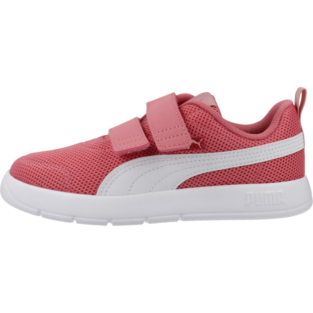 PUMA COURTFLEX V MESH en color ROSA  (2)