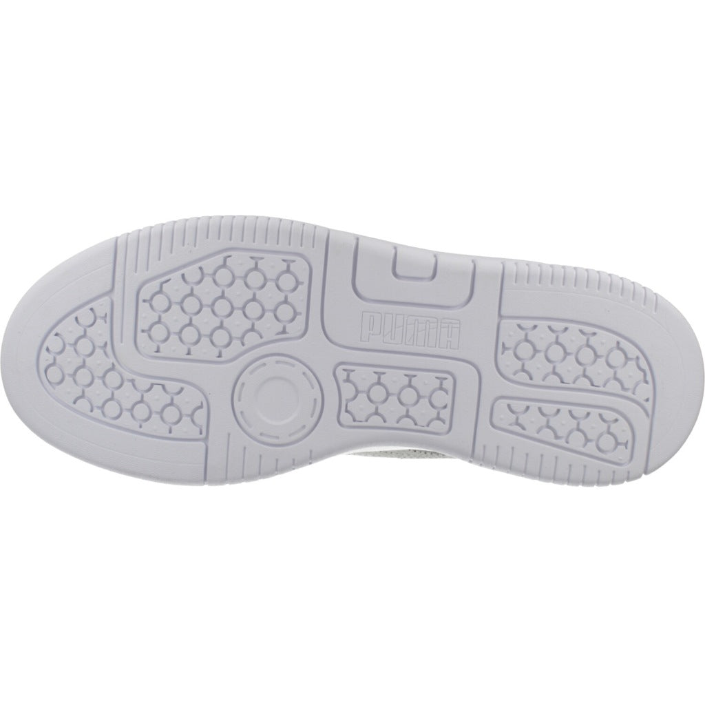 PUMA REBOUND FEMME LOW METALLIC en color BLANCO  (6)