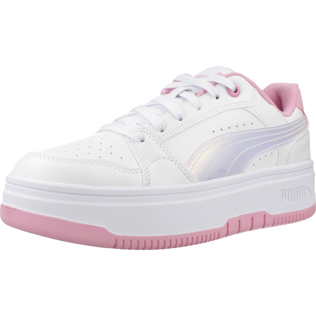 PUMA REBOUND FEMME HOLO . JR en color BLANCO  (1)