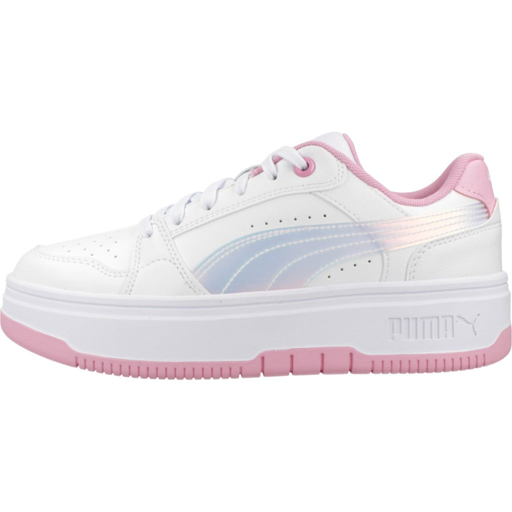 PUMA REBOUND FEMME HOLO . JR en color BLANCO  (2)