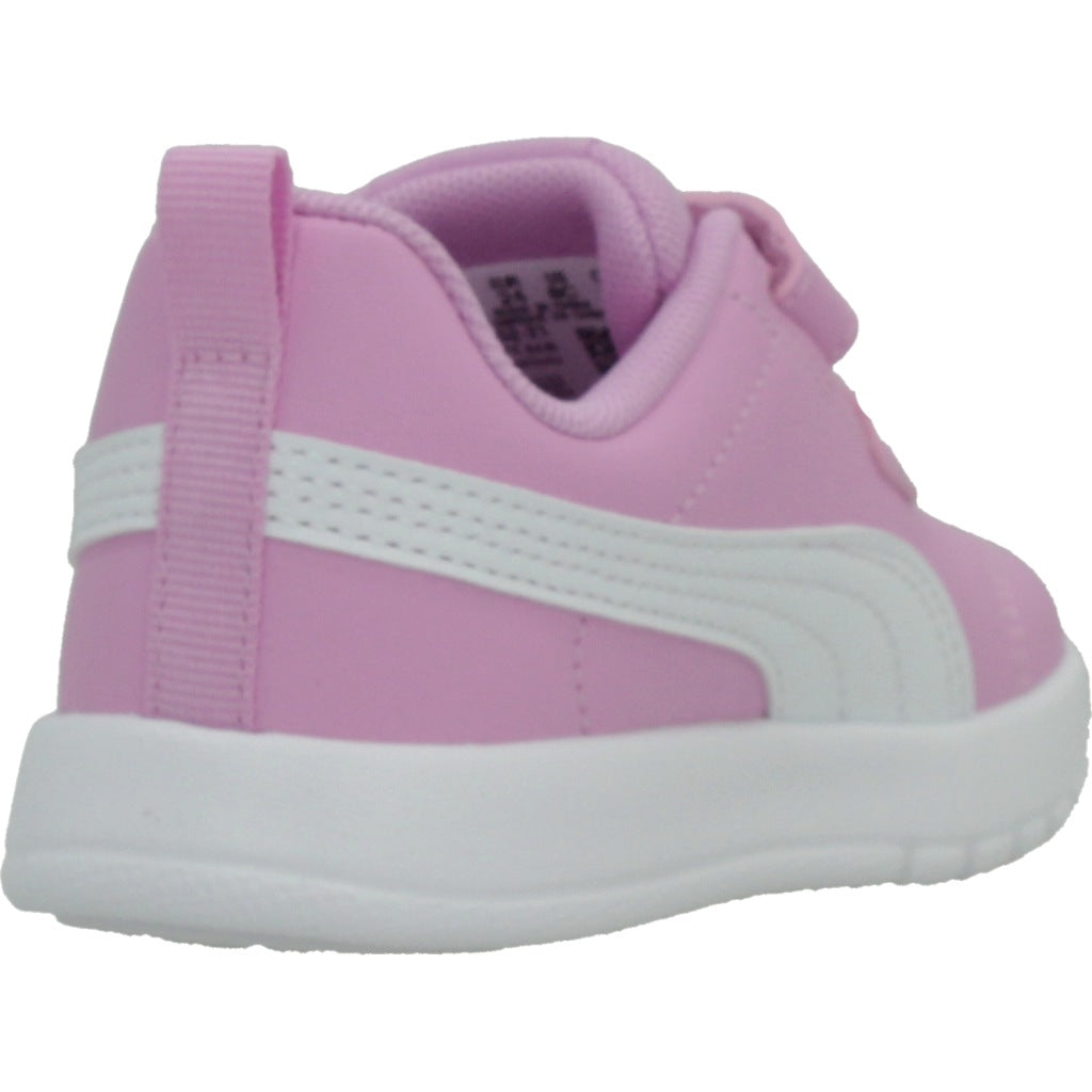 PUMA COURTFLEX V V INF en color ROSA  (3)