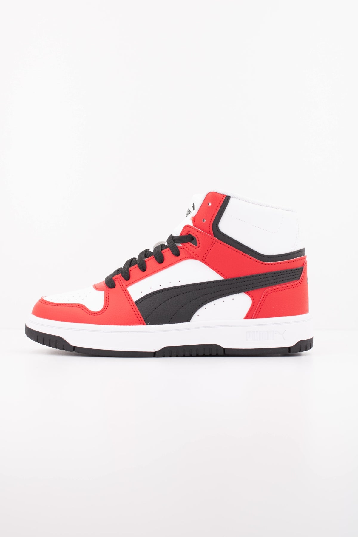 PUMA REBOUND SLAM MID JR en color ROJO  (1)