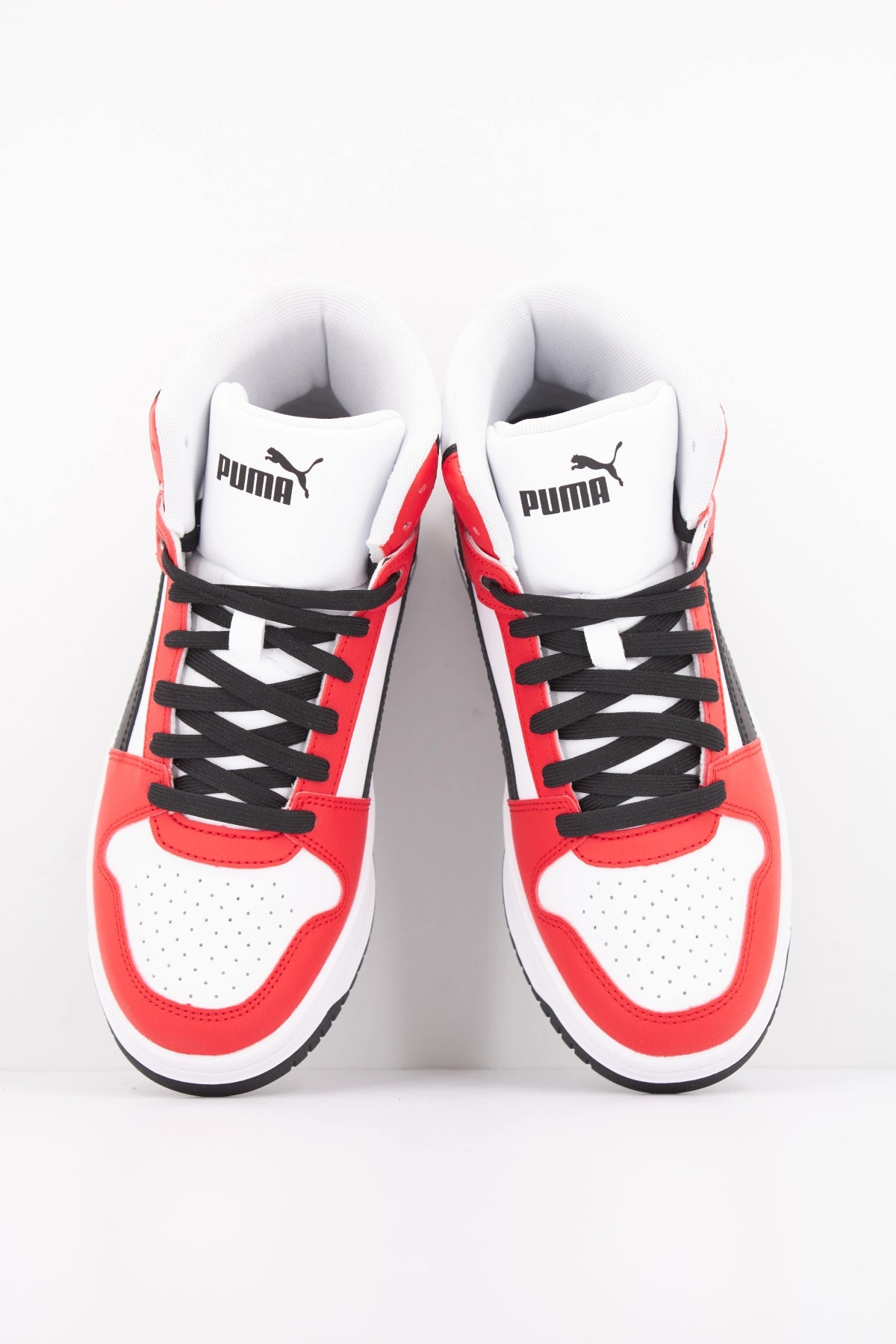 PUMA REBOUND SLAM MID JR en color ROJO  (3)