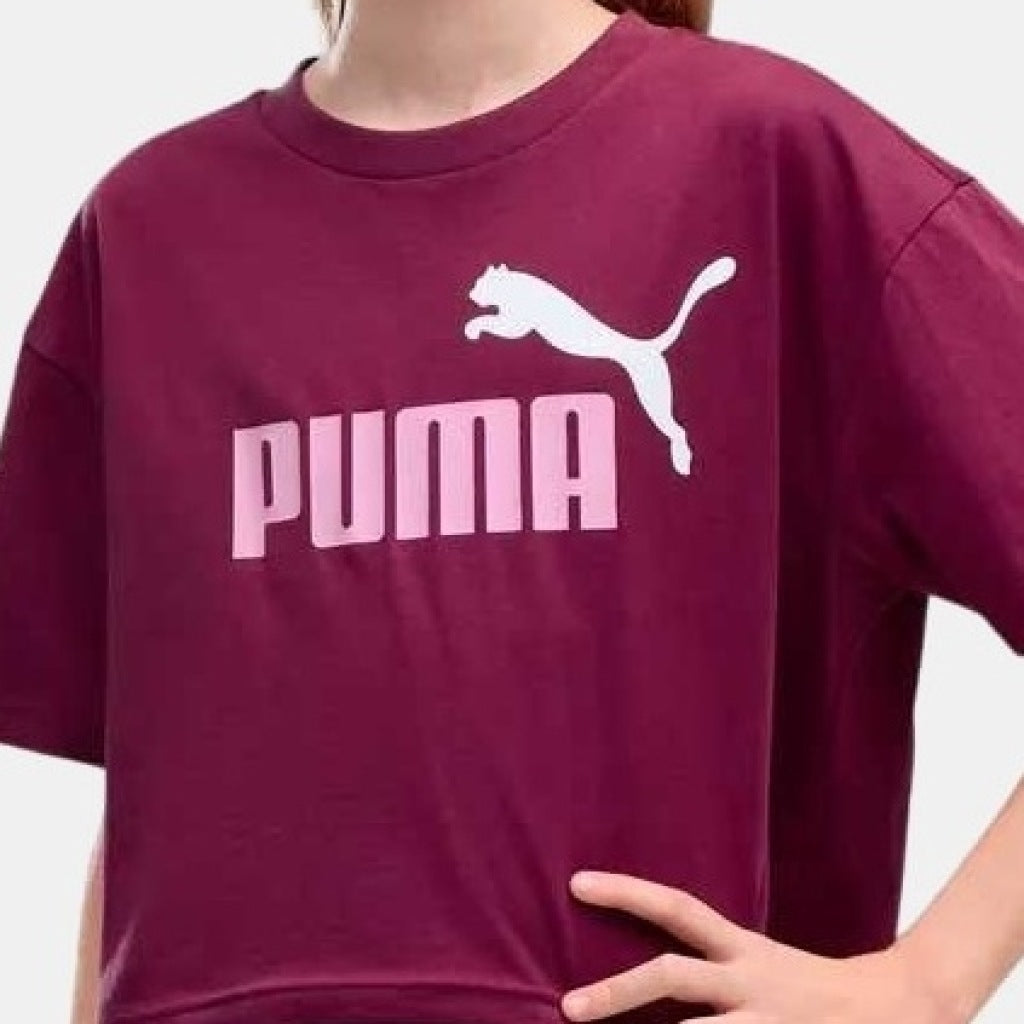 PUMA LOGO SHORT LENGTH TEE G en color   (6)