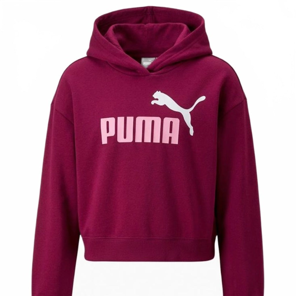PUMA LOGO SHORT LENGTH HOODIE FL G en color   (4)