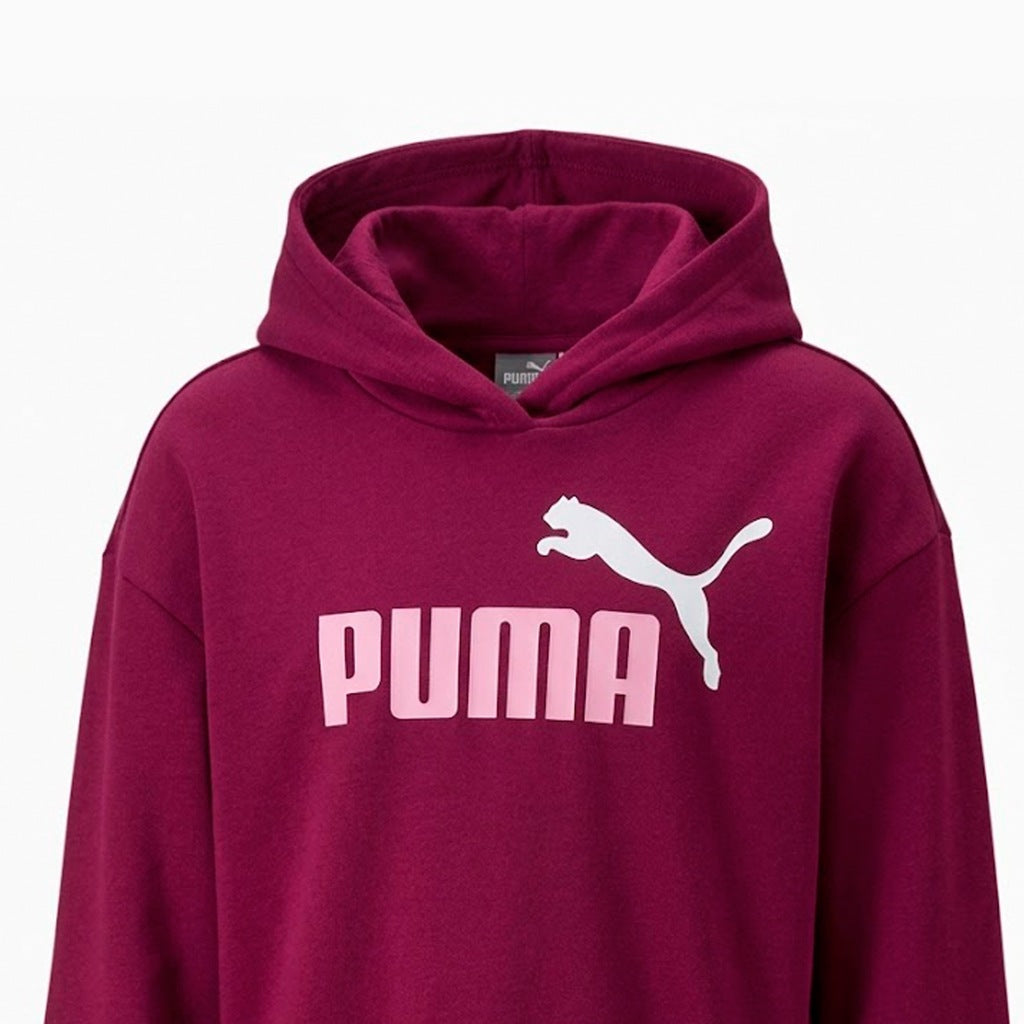 PUMA LOGO SHORT LENGTH HOODIE FL G en color   (6)