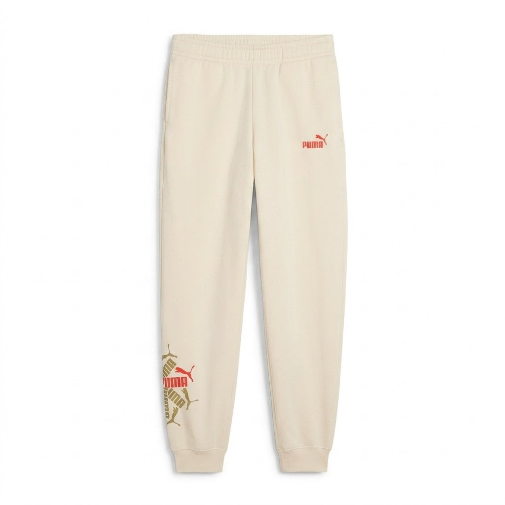 PUMA RAND SWEATPANTS FL B en color BEIS  (4)