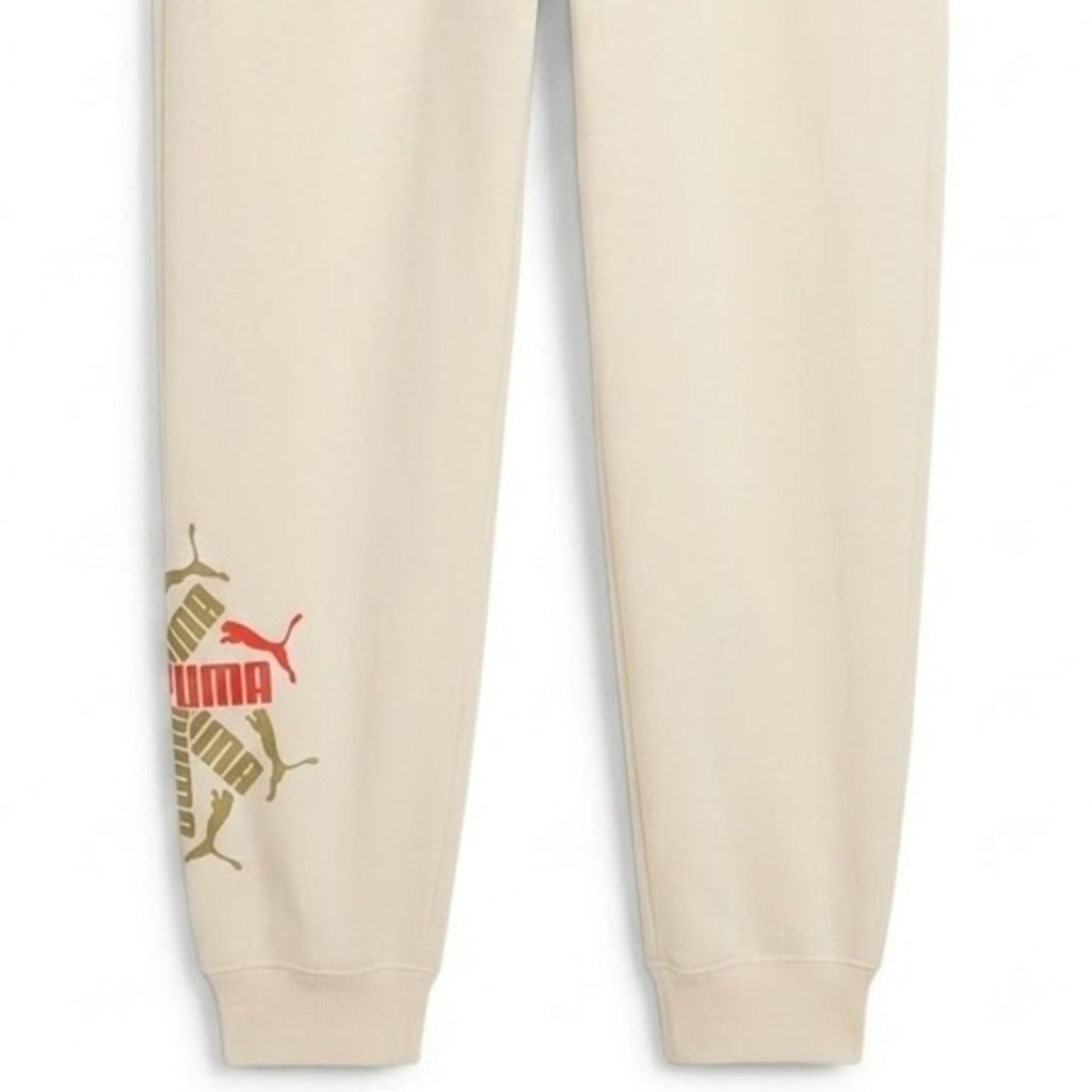 PUMA RAND SWEATPANTS FL B en color BEIS  (6)