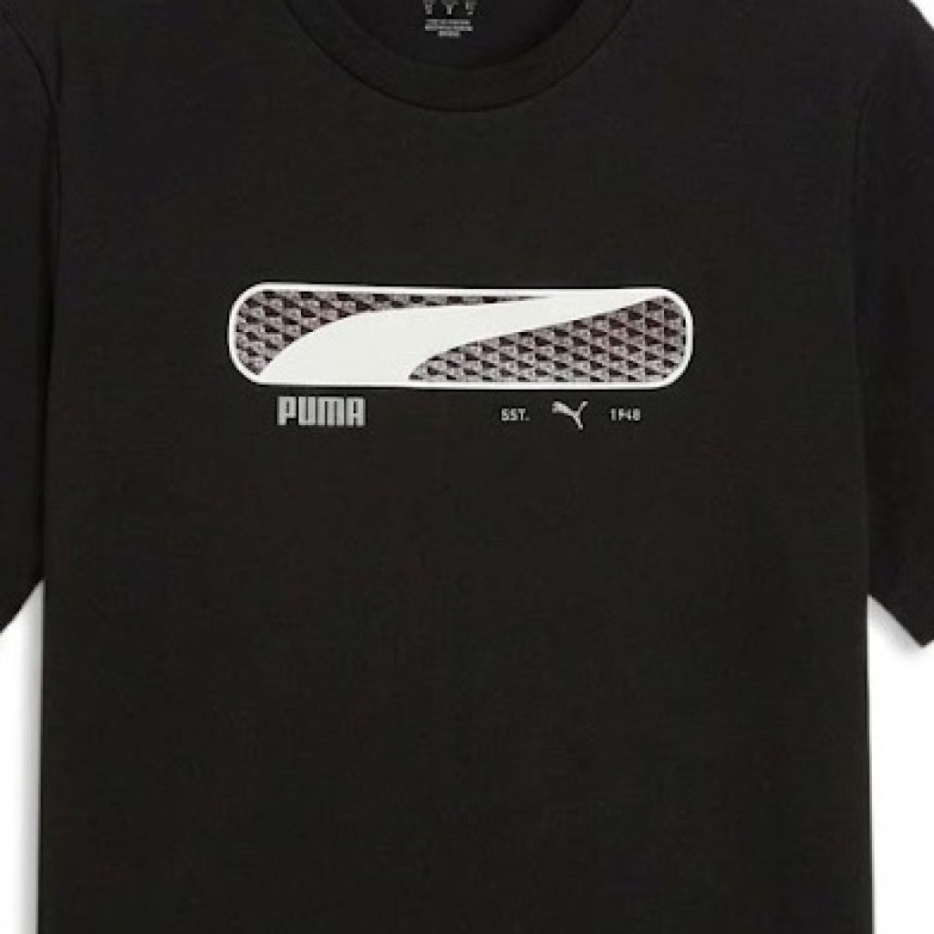 PUMA LOGO PLAY TEE en color NEGRO  (5)