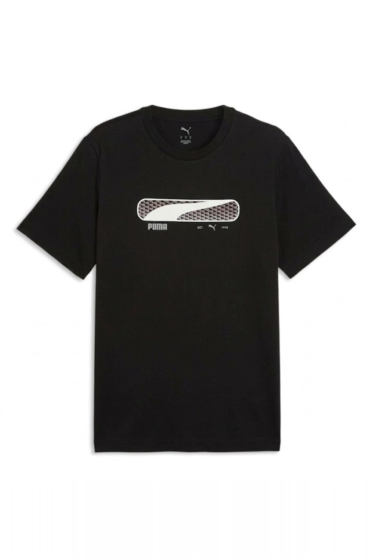 PUMA LOGO PLAY TEE en color NEGRO  (1)
