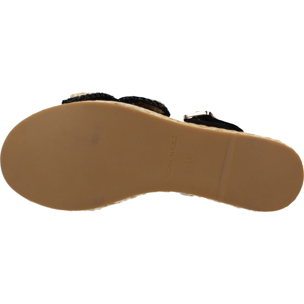 PALOMA BARCELO SANDALIA CRUZ en color NEGRO  (7)