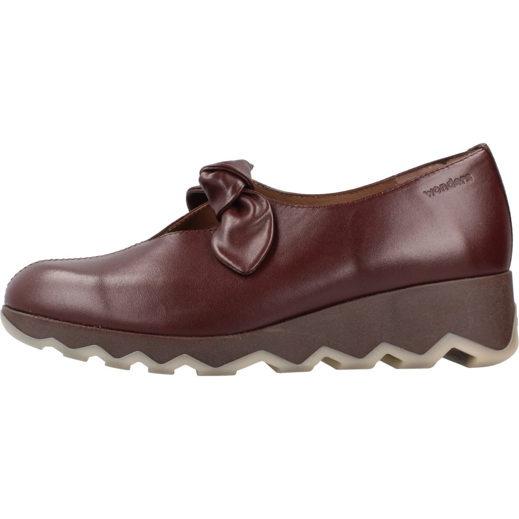 WONDERS C ZAPATO VELVET en color MARRON  (2)
