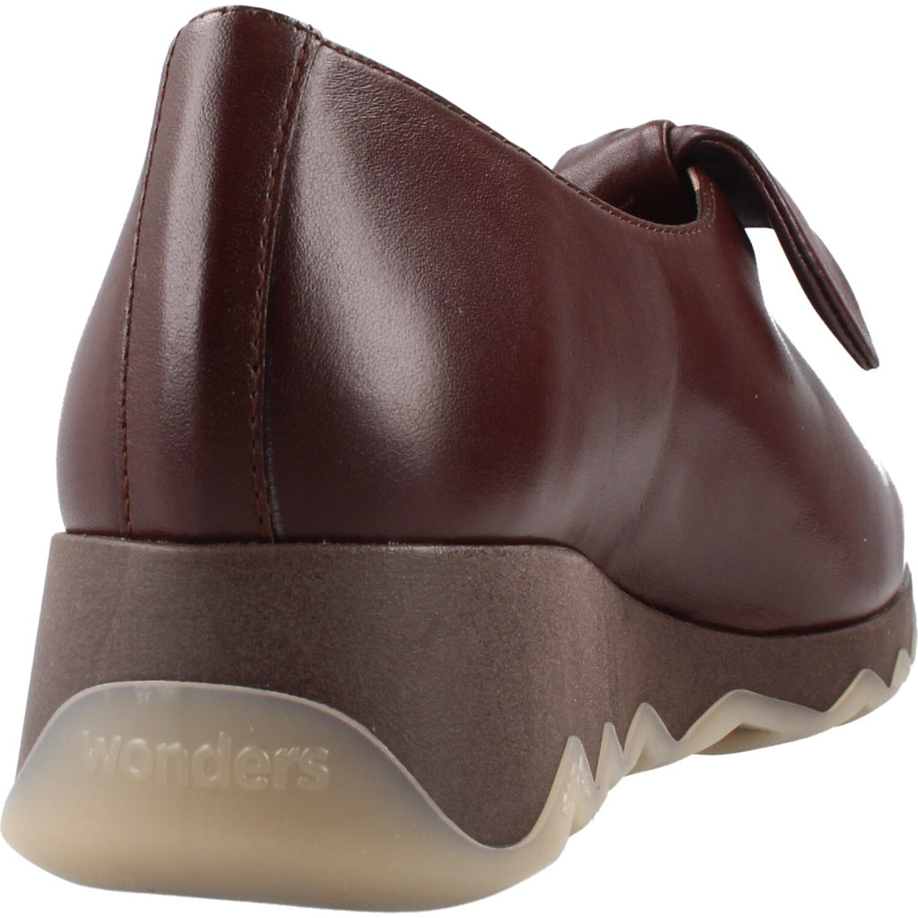 WONDERS C ZAPATO VELVET en color MARRON  (3)