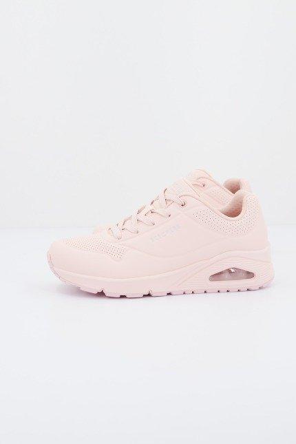 SKECHERS UNO-FROSTY KICKS en color ROSA  (2)