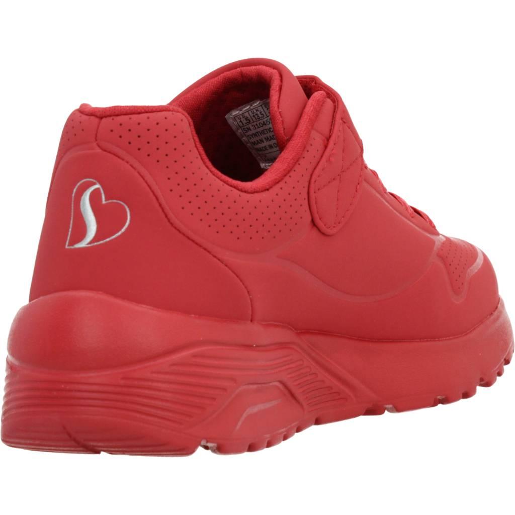 SKECHERS  UNO LITE en color ROJO  (3)