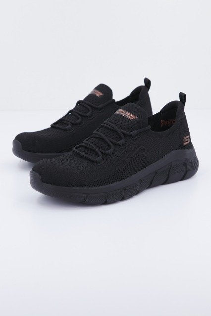 SKECHERS BOBS B FLEX - COLOR CONNEC en color NEGRO  (1)