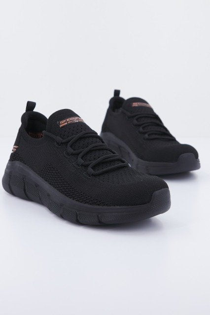 SKECHERS BOBS B FLEX - COLOR CONNEC en color NEGRO  (2)