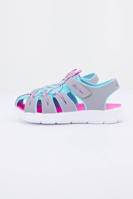 SKECHERS C-FLEX SANDAL-AQUA STEPS en color GRIS  (2)