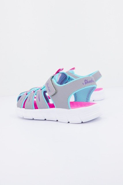 SKECHERS C-FLEX SANDAL-AQUA STEPS en color GRIS  (3)