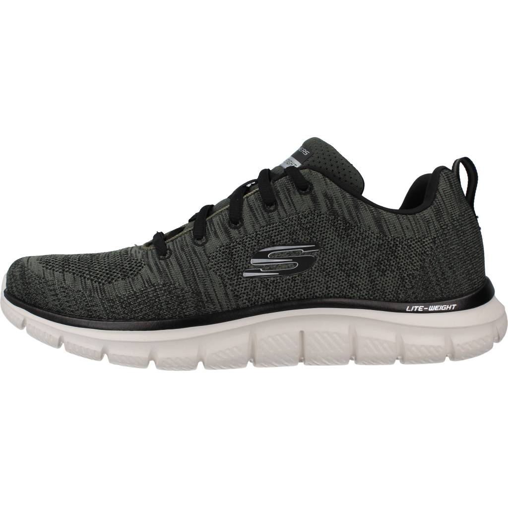 SKECHERS TRACK FRONT RUNNER en color VERDE  (2)